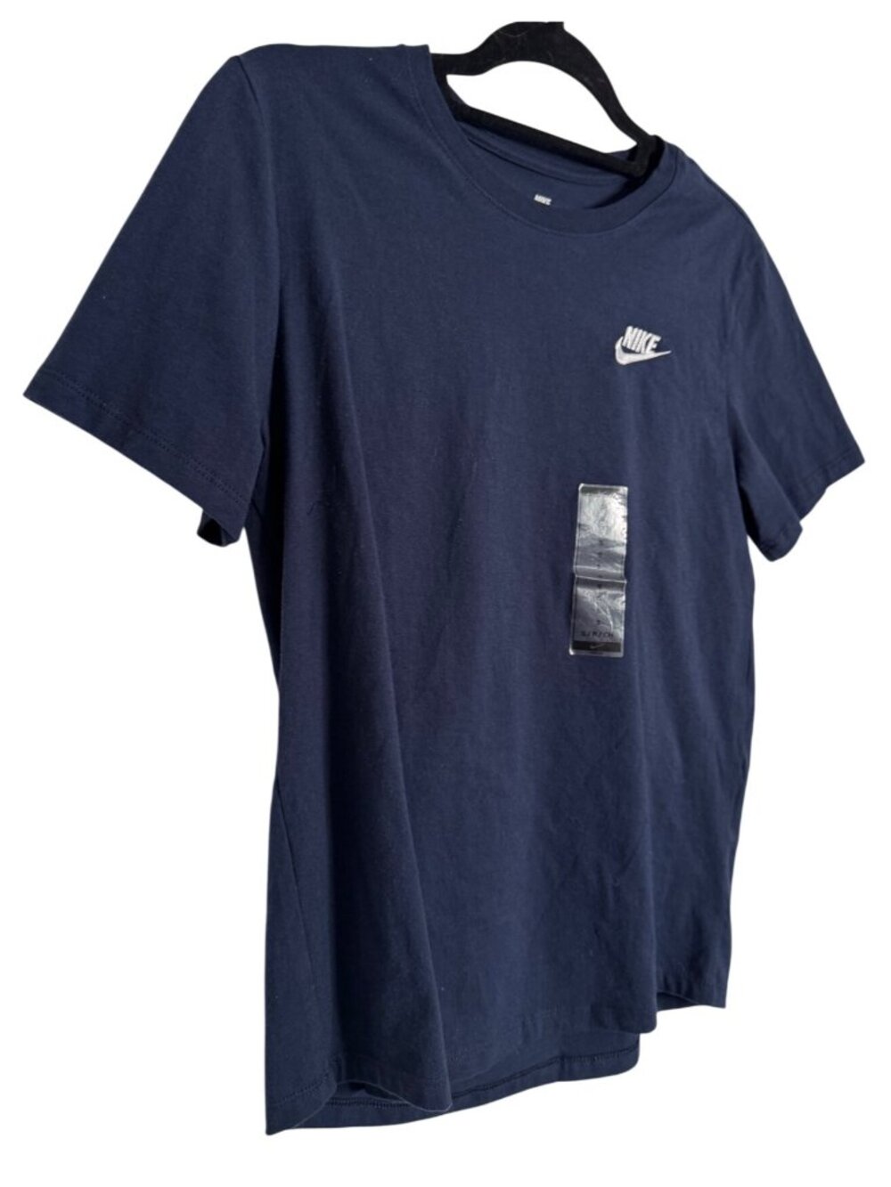 Nike Sports Wear Logo Size Small Navy Women’s Short Sleeve NWT $30 - Picture 7 of 10